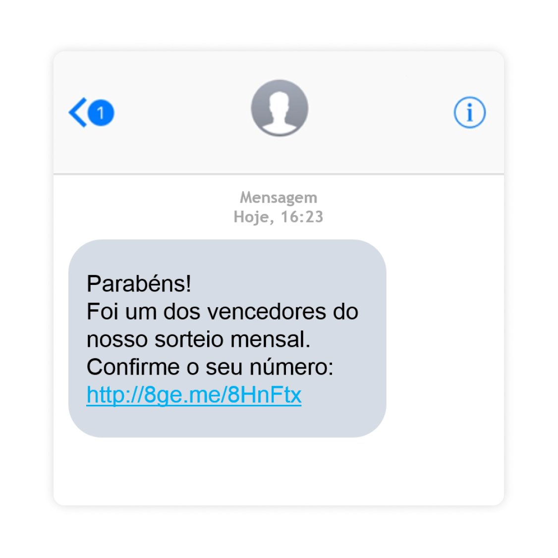 uma ameaça de segurança cibernética a apenas uma mensagem de distância