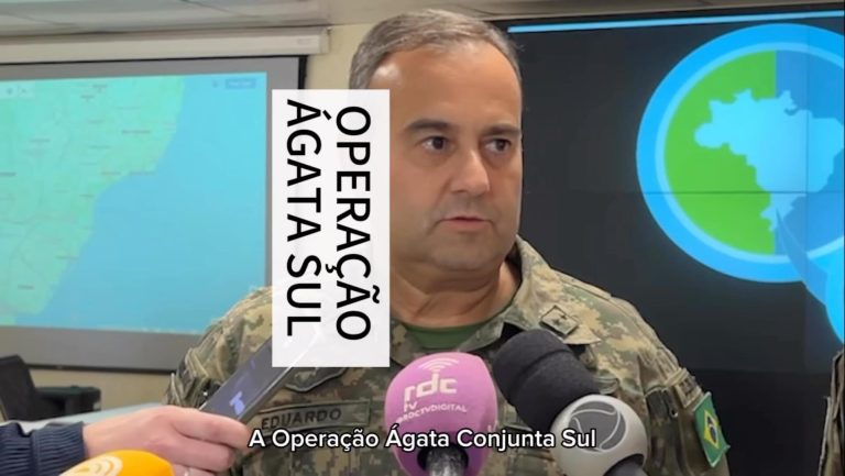 Operação Ágata Sul

Entrevista com o Contra-Almirante (FN) Eduardo, Chefe do Est...