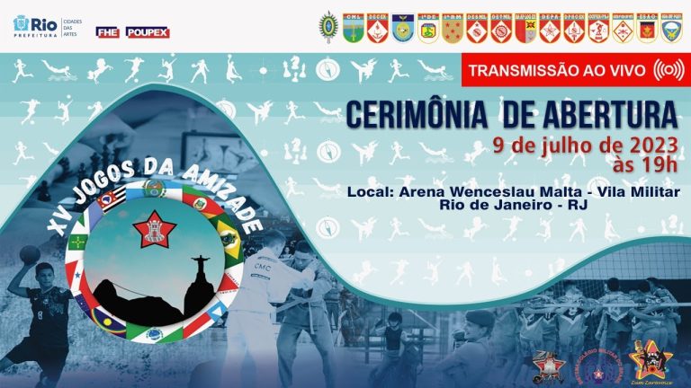 Cerimônia de Abertura do XV Jogos da Amizade 2023 do Sistema Colégio Militar do Brasil