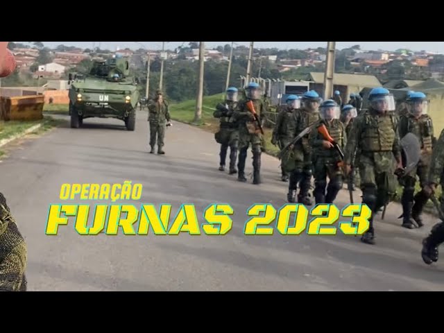 Treinamento dos Fuzileiros Navais no interior do Brasil