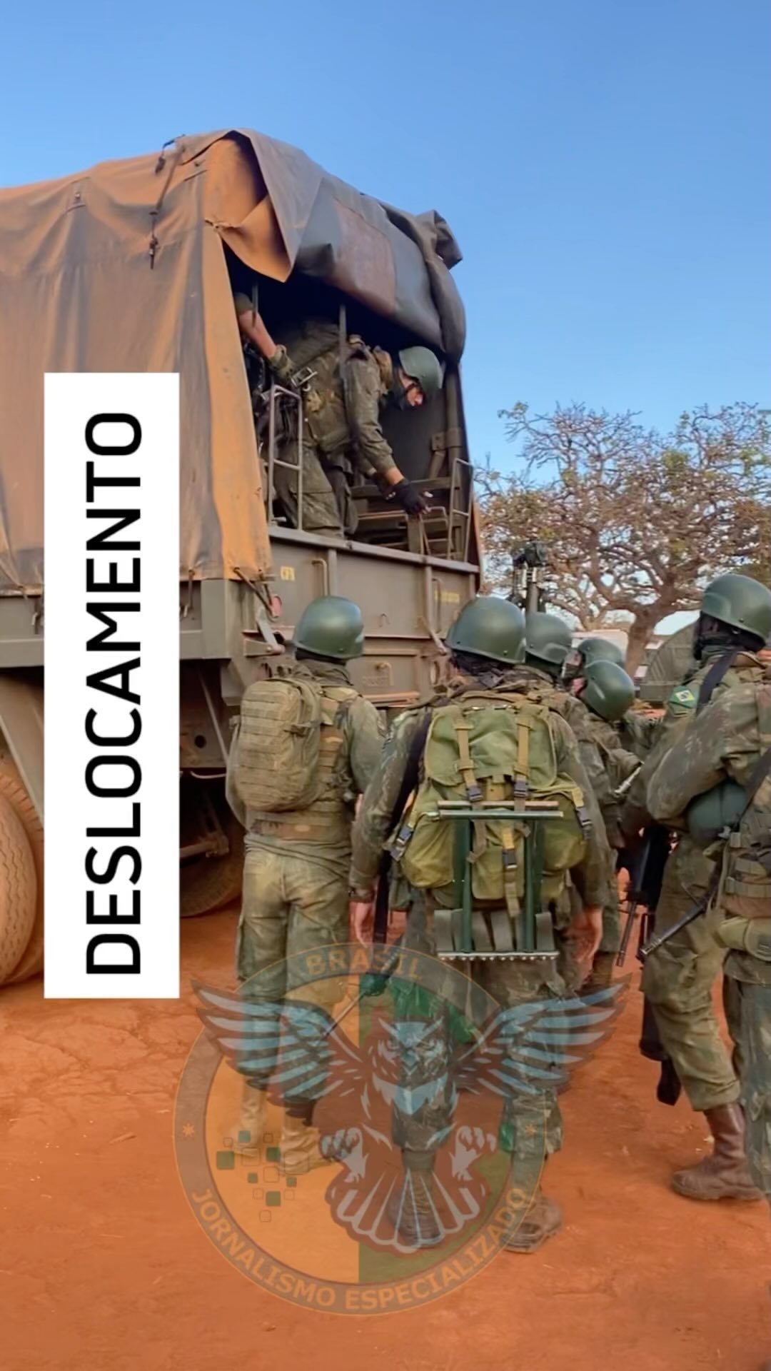 Exercício Formosa 2023Deslocamento no Campo de Instrução Formosa, em Goiás par...