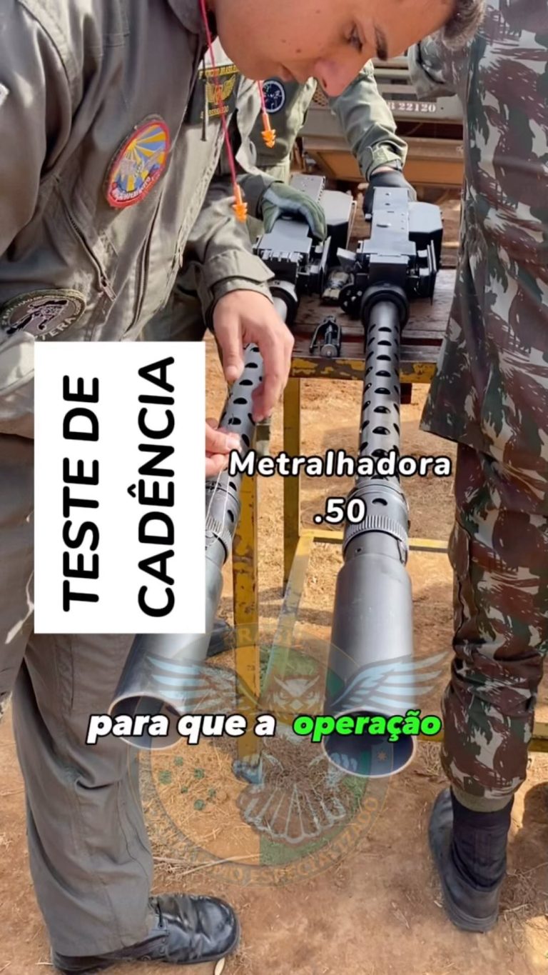 Metralhadora .50 - Teste de Cadência

Acompanhamos os militares do 3º Batalhão d...