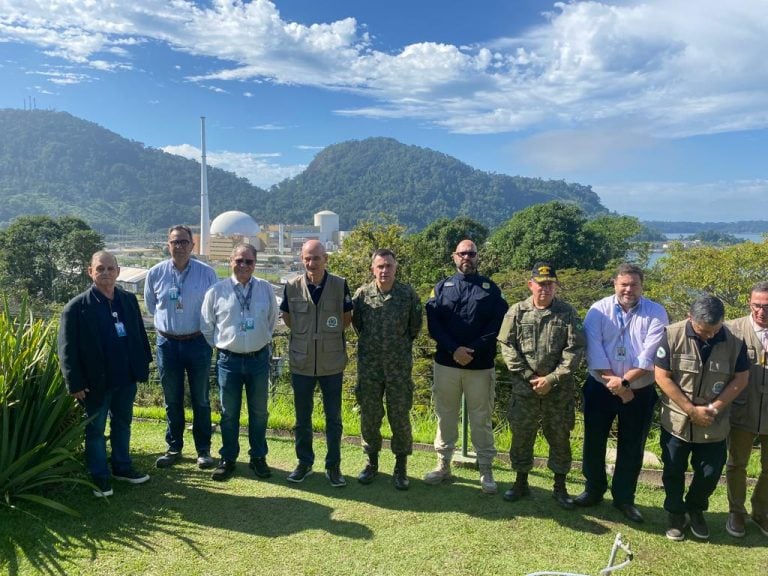 Ministro do GSI Visita o Observatório Nuclear, em Angra