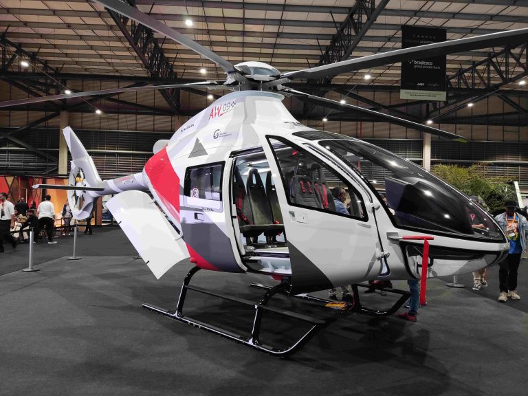 Helicóptero AW09 é apresentado na Helipark