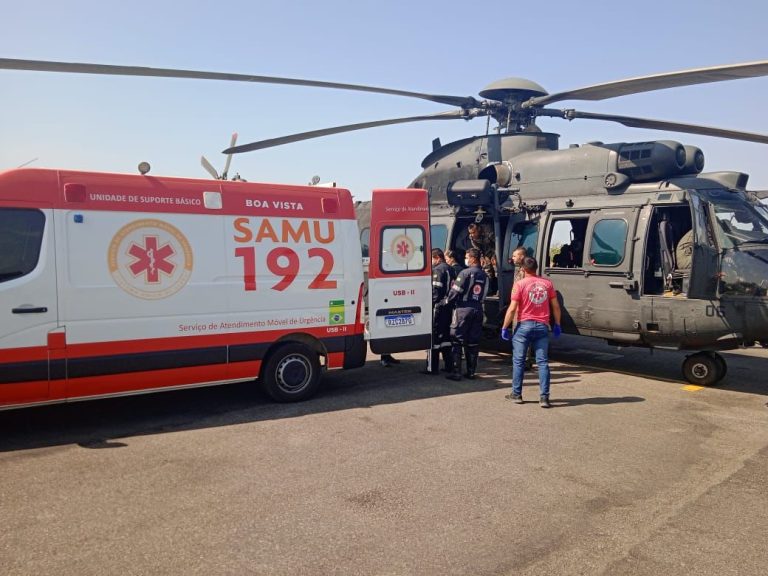 Evacuação Aeromédica realizada pelas Forças Armadas em caráter de urgência salva mãe índigena na TIY