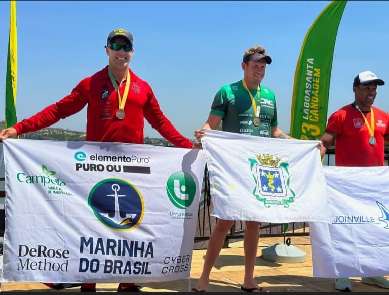 Atletas da Marinha se destacam no Campeonato Brasileiro de Canoagem Velocidade