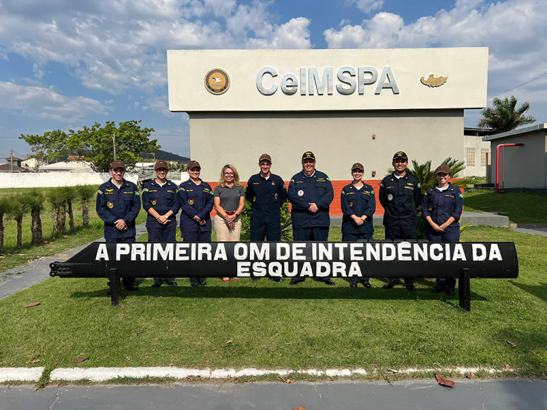 Centro de Intendência da Marinha em São Pedro da Aldeia recebe visita do Diretor de Gestão Orçamentária da Marinha
