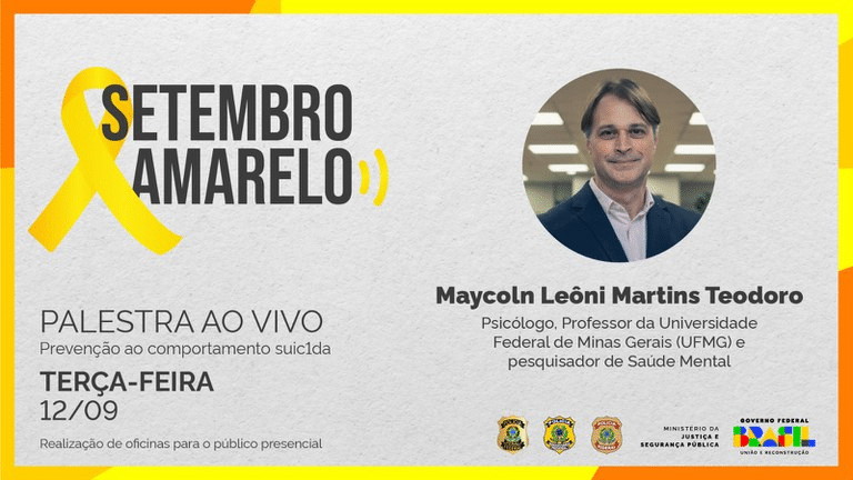 Setembro Amarelo: Um Alerta para a Saúde Mental para profissionais de Segurança Pública