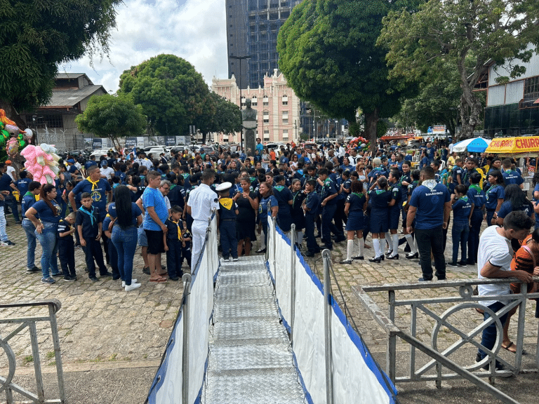 Navio-Patrulha ‘Bocaina’ atraiu mais de 3.900 visitantes, em Belém (PA)