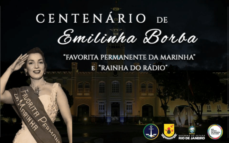 Marinha e Museu da Imagem e do Som do Rio de Janeiro comemoram 100 anos de Emilinha Borba
