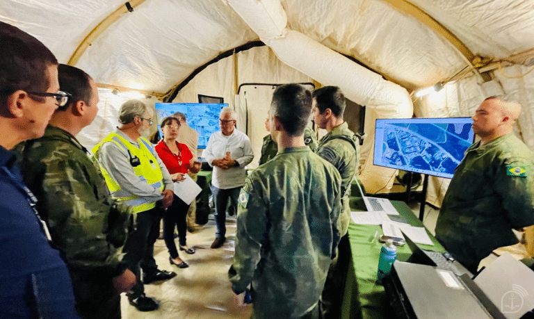 Marinha realiza exercícios que reforçam capacidade de resposta do Sistema de Defesa NBQR em Iperó (SP)