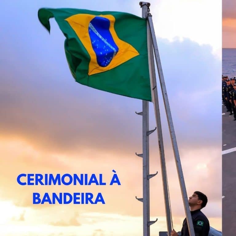 O Ritual Diário de Respeito à Bandeira Brasileira nas Forças Armadas