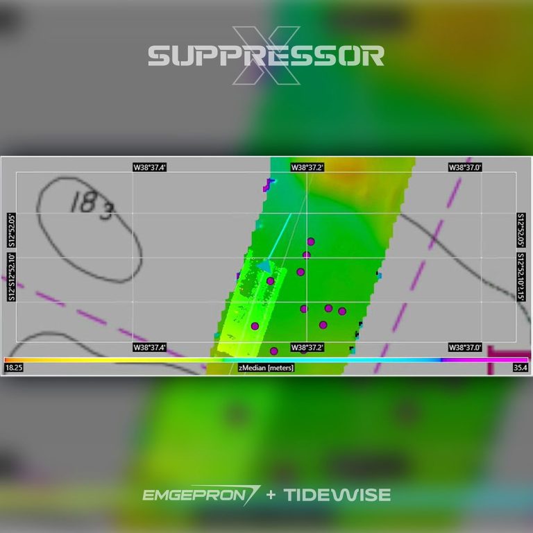 EMGEPRON realiza novos testes do USV SUPPRESSOR na operação MINEX 2023