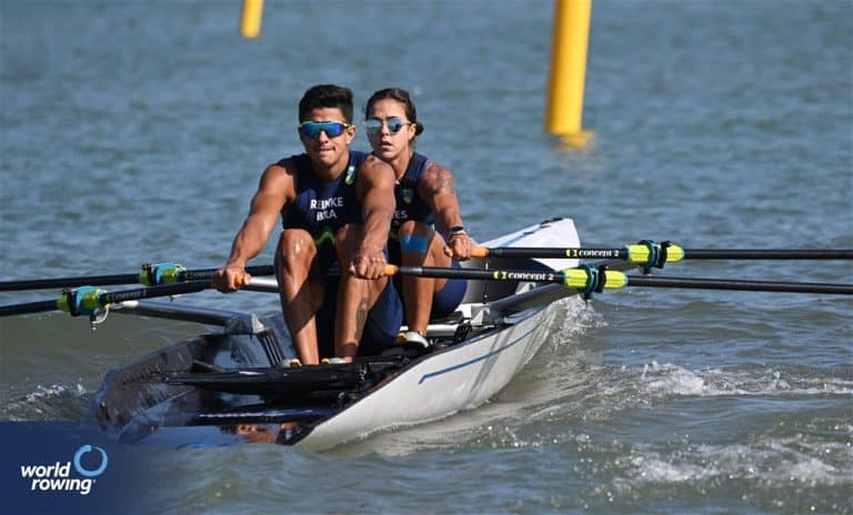 Atletas da Marinha ficam entre as seis melhores duplas no Mundial de Remo Costal