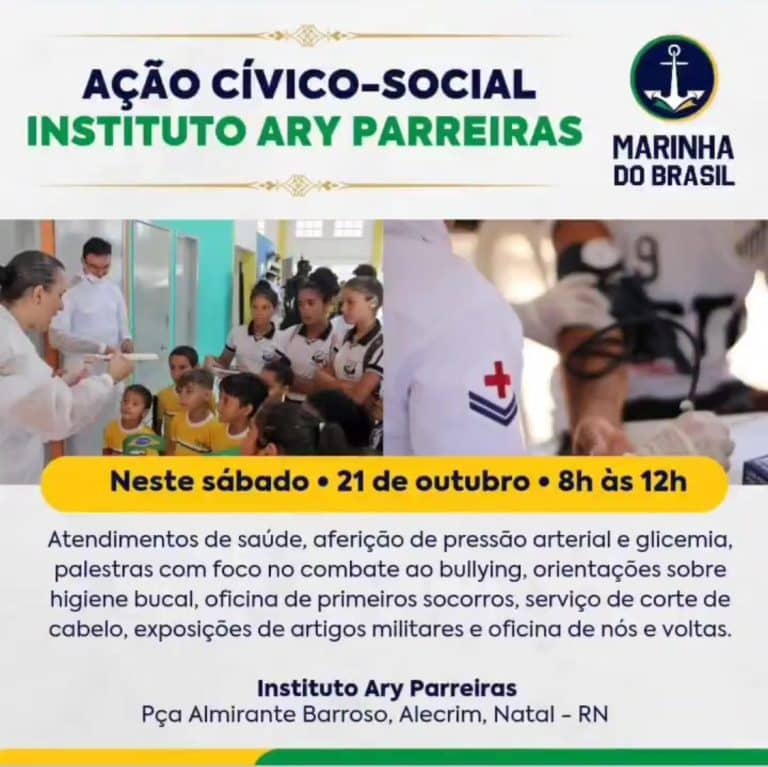 Marinha do Brasil une forças com a comunidade em grande Ação Cívico-Social