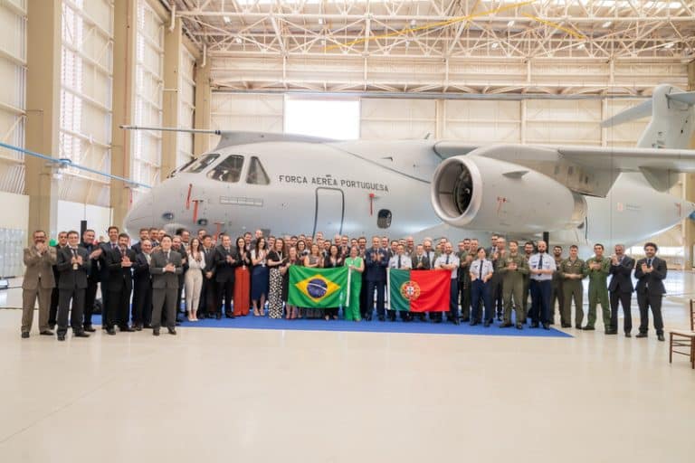 Primeiro KC-390 Millennium na configuração OTAN entra em serviço na Força Aérea Portuguesa