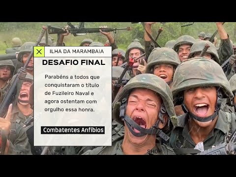 Desafio Final: A Jornada Épica dos Novos Combatentes Anfíbios na Ilha da Marambaia! 🌊🪖⚓️🇧🇷