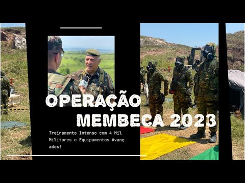 Operação Membeca: Treinamento Intenso com 4 Mil Militares e Equipamentos Avançados!