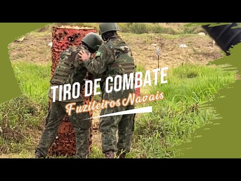 Treinamento de Tiro de Combate dos Fuzileiros Navais da Marinha do Brasil