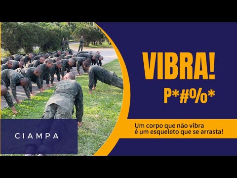 Um corpo que não vibra, é um esqueleto que se arrasta!