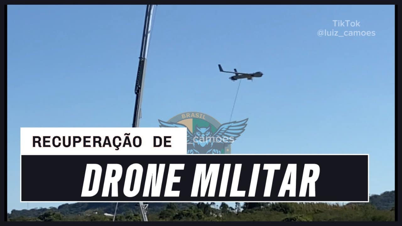 Recuperação de Drones da Marinha do Brasil: Demonstração do EsqdQE-1