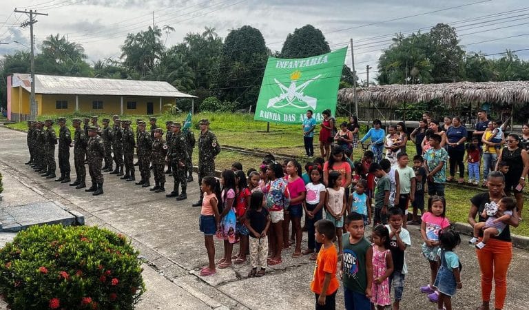 2ª Brigada de Infantaria de Selva Realiza ACISO em Comunidade Indígena na Tríplice Fronteira