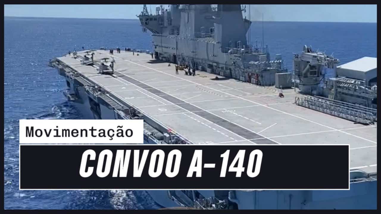 Transporte de Aeronaves no Convoo do A140 Atlântico | Experiência Exclusiva na Marinha do Brasil!