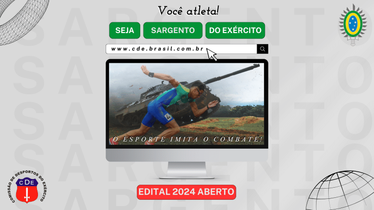 Oportunidade Única: Exército Brasileiro Abre Seleção para Profissionais de Atividade Física e Desporto de Alto Rendimento