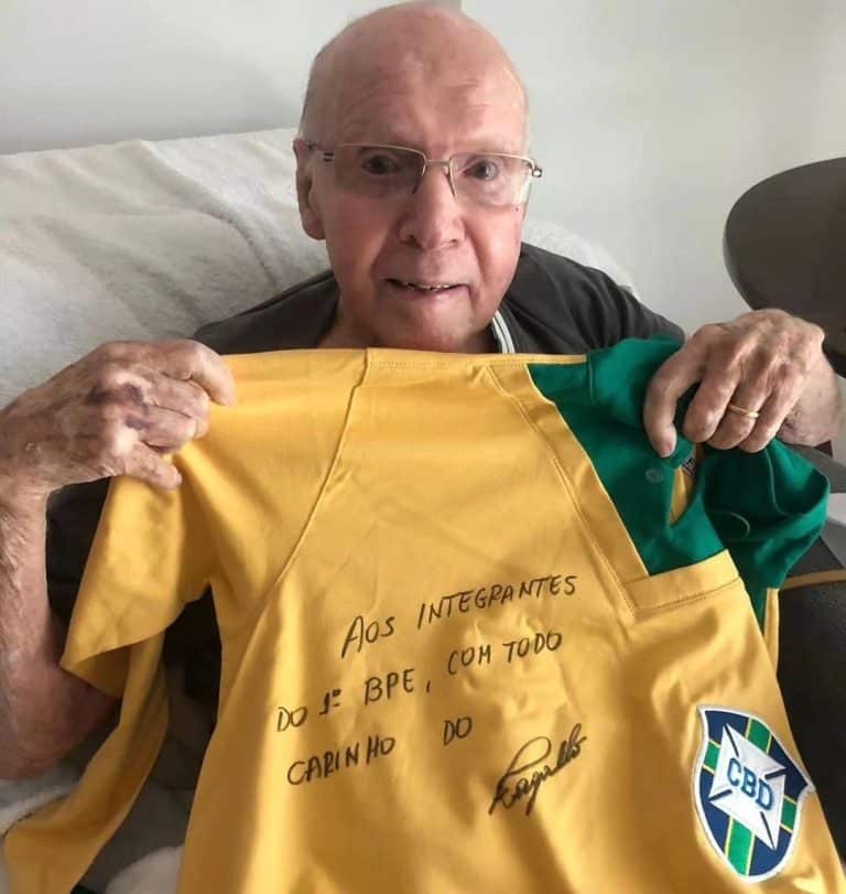 1º Batalhão de Polícia do Exército Presta Homenagem ao Eterno Integrante e Herói Nacional, Mário Jorge Lobo Zagallo