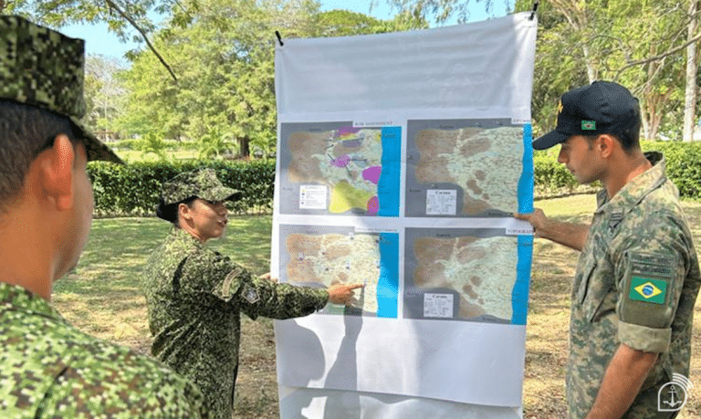 Fuzileiros Navais Brasileiros Capacitam Armada Colombiana em Operações de Paz da ONU