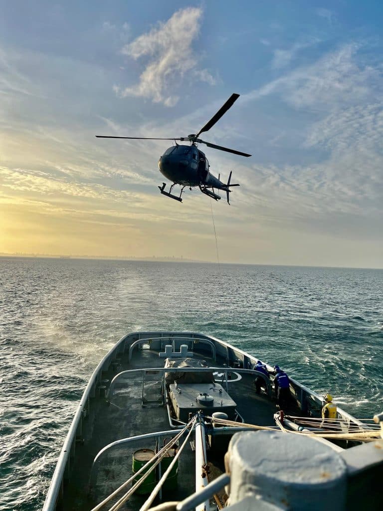 Corveta “Caboclo” Reforça Prontidão Operativa com Exercícios Aéreos Inovadores