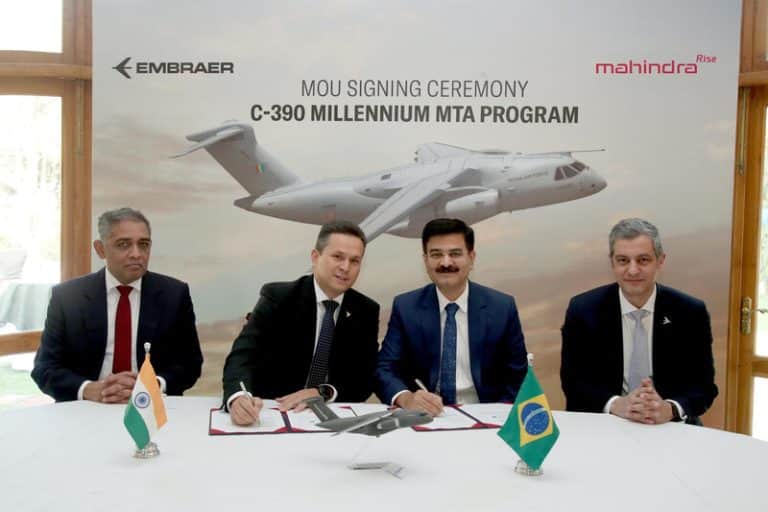 Embraer e Mahindra Defence: Uma Aliança Estratégica para o C-390 Millennium na Índia