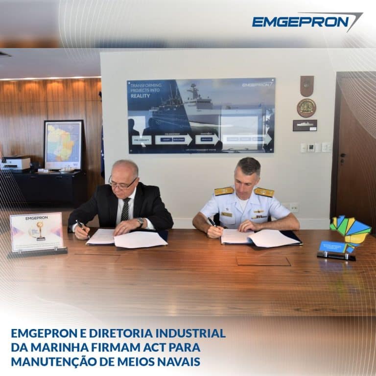 Fortalecimento Naval: EMGEPRON e Marinha do Brasil Firmam Parceria Estratégica para Manutenção Naval