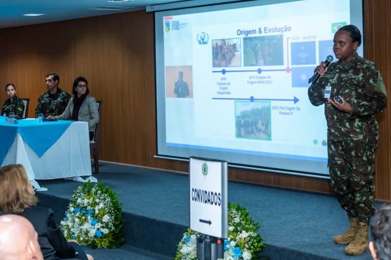 Avanços e Desafios: O Impacto da Participação Feminina em Missões de Paz Destacado em Seminário do Exército Brasileiro