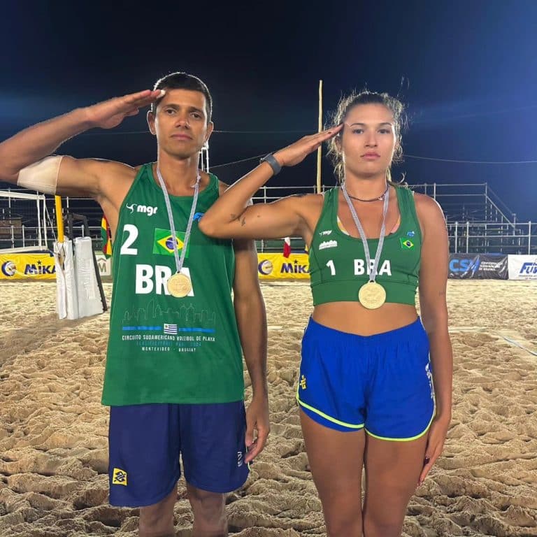 Atletas do PROLIM Brilham no Circuito Sul-americano de Vôlei de Praia em Montevidéu