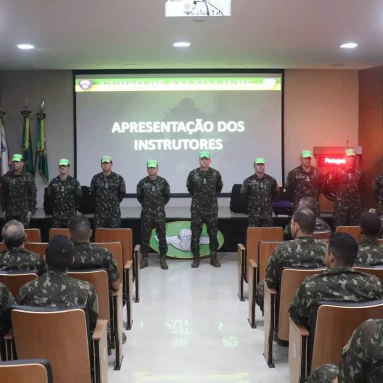 Centro de Instrução Pára-quedista Inaugura Estágio de Salto Livre de 2024 com Diversidade e Integração Internacional