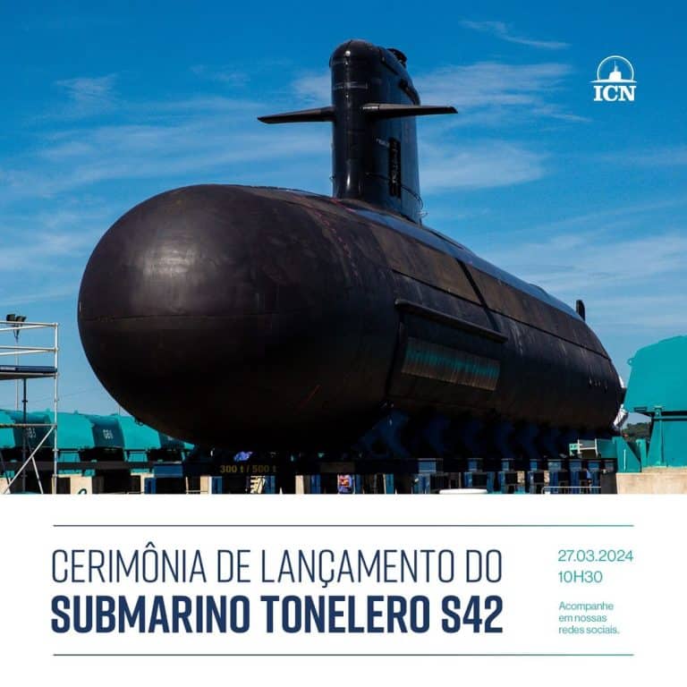 Cerimônia de Lançamento do Submarino Tonelero: Um Marco no Programa de Desenvolvimento de Submarinos do Brasil