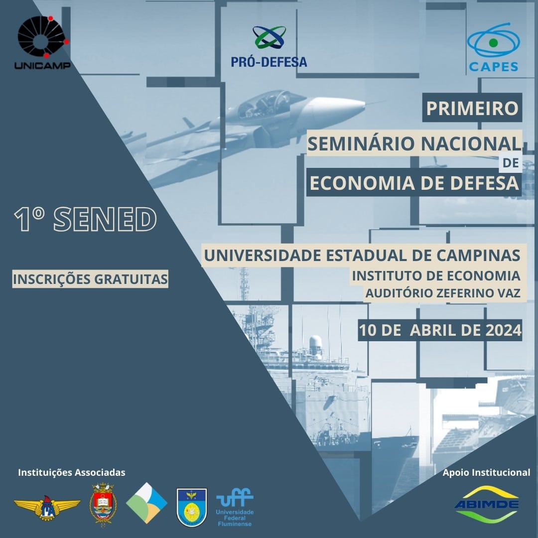 ABIMDE está apoiando o primeiro Seminário Nacional Economia de Defesa