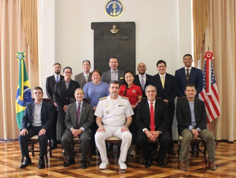 ESCOLA DE GUERRA NAVAL BRASILEIRA RECEBE DELEGAÇÃO DO NATIONAL WAR COLLEGE DOS EUA