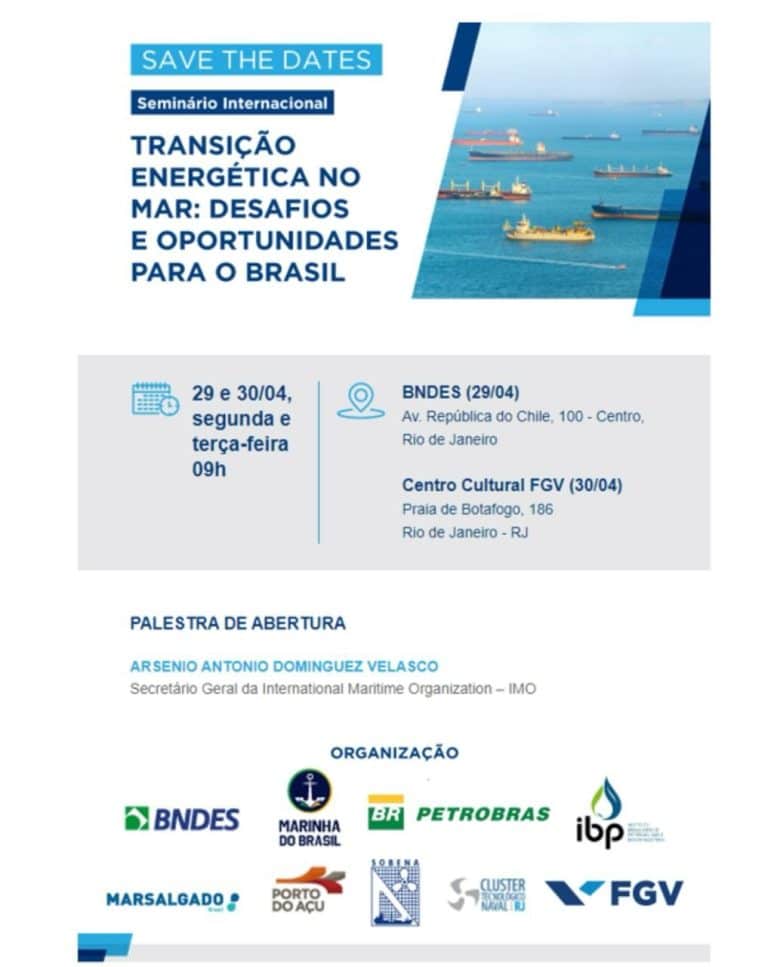 SEMINÁRIO INTERNACIONAL: A TRANSIÇÃO ENERGÉTICA NO MAR E O FUTURO BRASILEIRO