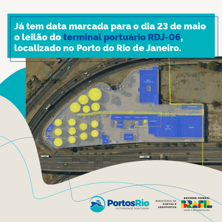 LEILÃO DE TERMINAL PORTUÁRIO NO RIO PROMETE IMPULSIONAR ECONOMIA LOCAL E MODERNIZAR INFRAESTRUTURA