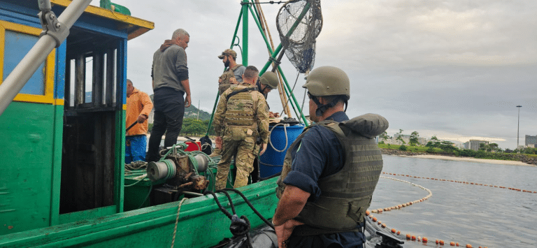 OPERAÇÃO INTERAGÊNCIA INTENSIFICA COMBATE À PESCA IRREGULAR NO RIO DE JANEIRO