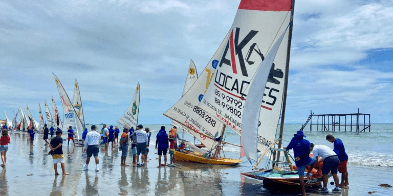 AGÊNCIA DA CAPITANIA DOS PORTOS EM ARACATI ASSEGURA SEGURANÇA E VALORIZA CULTURA NA XIII REGATA DE JANGADAS
