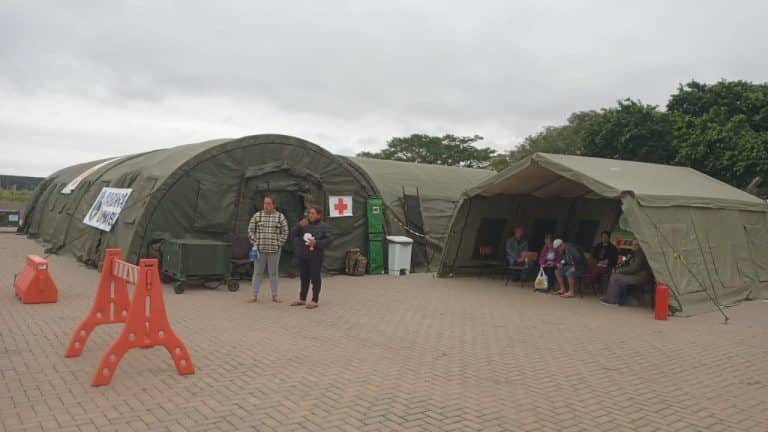 HOSPITAL DE CAMPANHA DA MARINHA COMEÇA ATENDIMENTOS EM GUAÍBA, RS