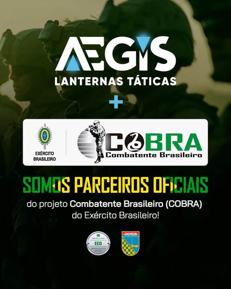 AEGIS LANTERNAS TÁTICAS É ESCOLHIDA PELO PROJETO COBRA PARA O “SOLDADO DO FUTURO”