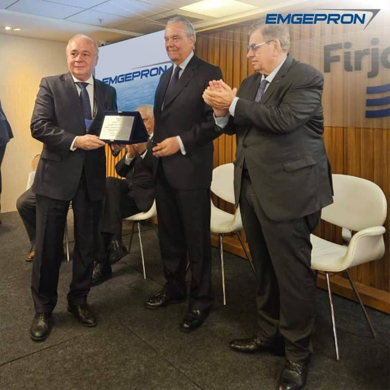 FIRJAN HOMENAGEIA EMGEPRON COMO ‘EMPRESA DO ANO’ NO DIA DA INDÚSTRIA