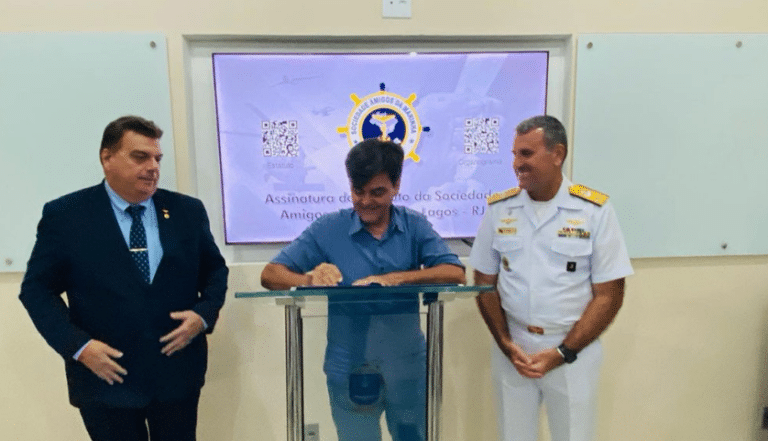 COMANDO DA FORÇA AERONAVAL E SOAMAR-LAGOS FIRMAM PARCERIA ESTRATÉGICA EM ENCONTRO MARCANTE