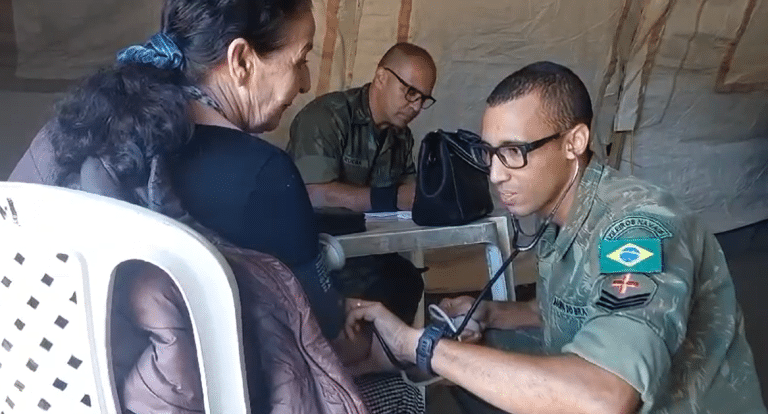 HOSPITAL DE CAMPANHA DA MARINHA PRESTA ATENDIMENTO ESSENCIAL NO RIO GRANDE DO SUL