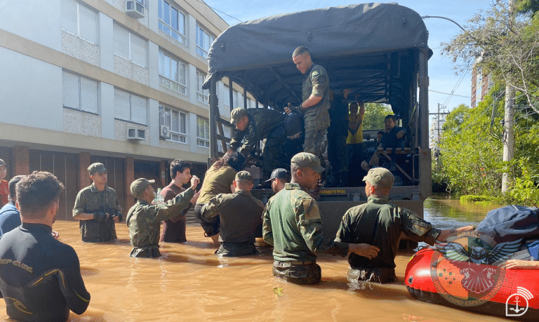 MARINHA REFORÇA PRONTIDÃO EM SITUAÇÕES DE CALAMIDADE PÚBLICA