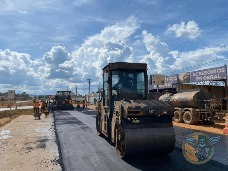 ENGENHARIA DO EXÉRCITO TRABALHA NA DUPLICAÇÃO DA BR-364 EM RONDÔNIA